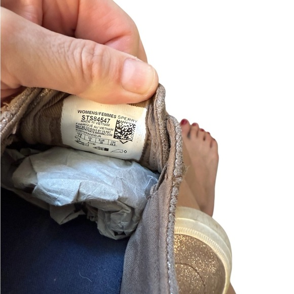 Sperry Sparkling Bronze Brown Sneakers Casual Comfort - Picture 9 of 9